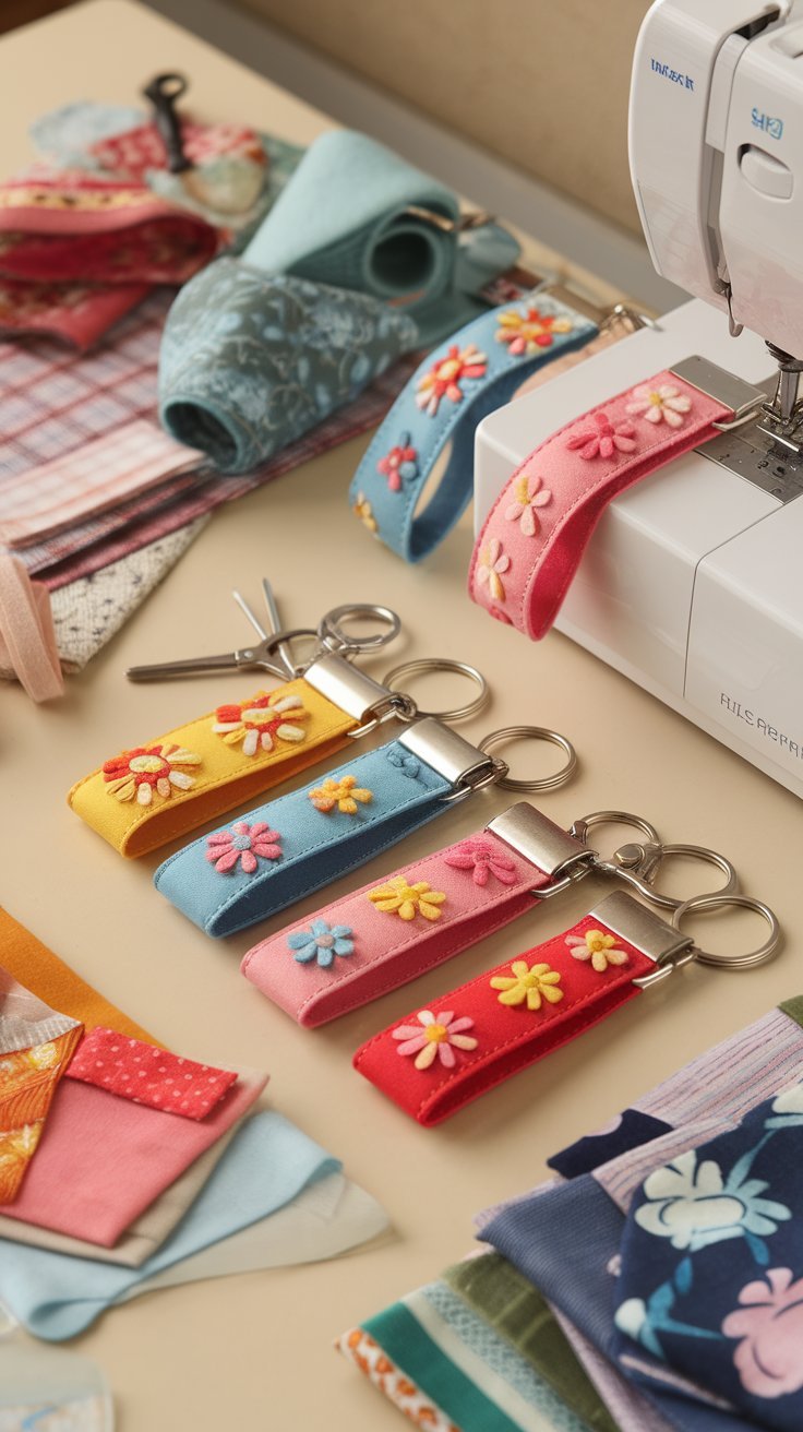 Fabric Keychains